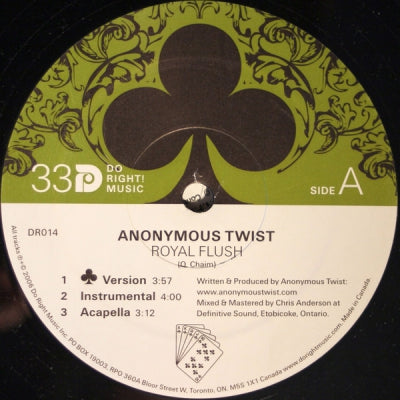 ANONYMOUS TWIST - Royal Flush
