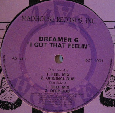 DREAMER G - I Got That Feeling
