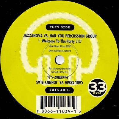 JAZZANOVA VS HAR-YOU PERCUSSION GROUP - Welcome To The Party