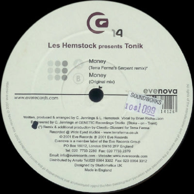 LES HEMSTOCK PRESENTS TONIK - Money