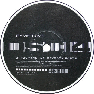 RYME TYME - Payback / Payback Part II