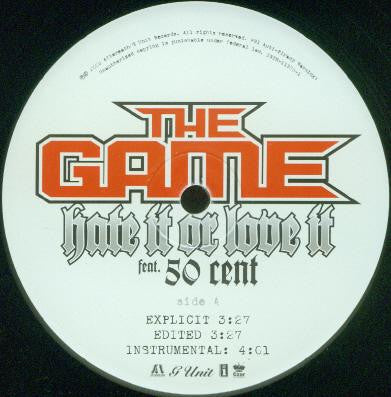 THE GAME - Hate It Or Love It