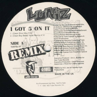 LUNIZ - I Got 5 On It (Remix)