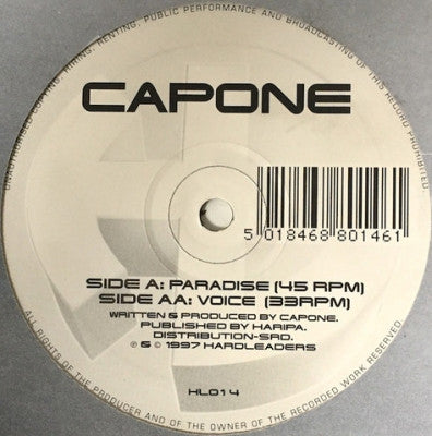CAPONE - Paradise / Voice