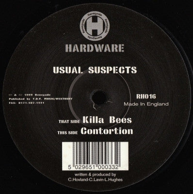 USUAL SUSPECTS - Killa Bees / Contortion