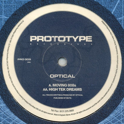 OPTICAL - Moving 808s / High Tek Dreams