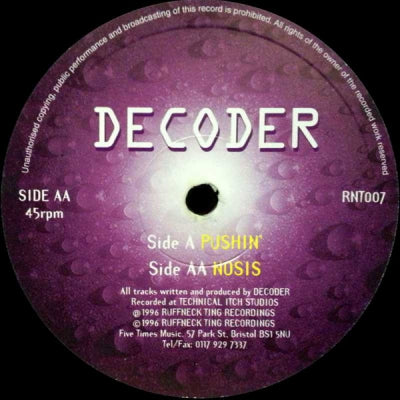 DECODER - Pushin' / Nosis
