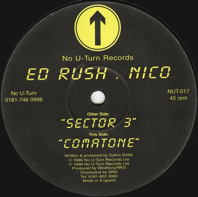 ED RUSH . NICO - Sector 3 / Comatone