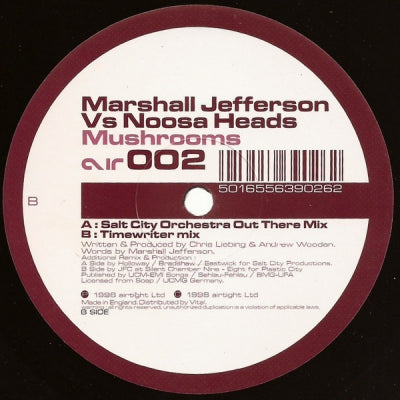 MARSHALL JEFFERSON VS NOOSA HEADS - Mushrooms