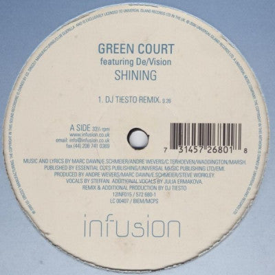 GREEN COURT FEATURING DE/VISION - Shining