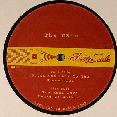 THE UB'S - Gotta Get Back To You / Summertime / Too Much Love / Don't Go Walking