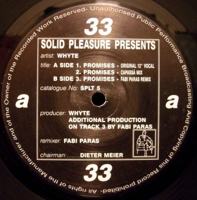 WHYTE - Promises