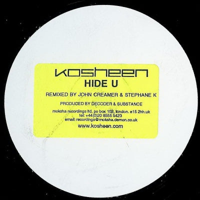 KOSHEEN - Hide U