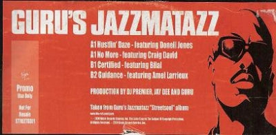 GURU (GANG STARR) - Guru's Jazzmatazz