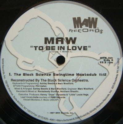 MASTERS AT WORK - To Be In Love