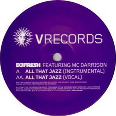 DJ FRESH FEATURING MC DARRISON - All That Jazz