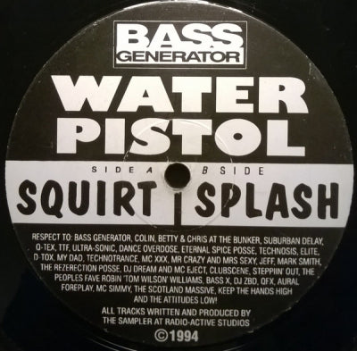 WATER PISTOL - Squirt / Splash