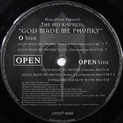 MD X-SPRESS - God Made Me Phunky