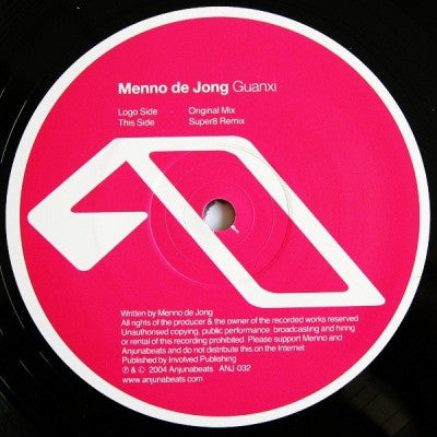 MENNO DE JONG - Guanxi (Super8 Remix)