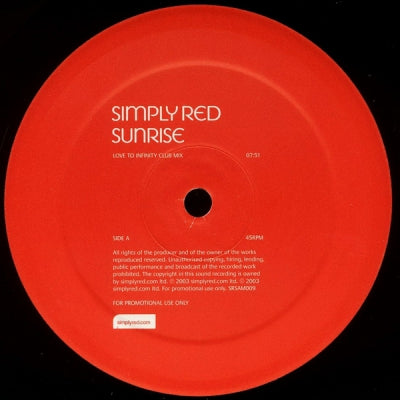 SIMPLY RED - Sunrise
