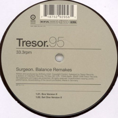 SURGEON - Balance