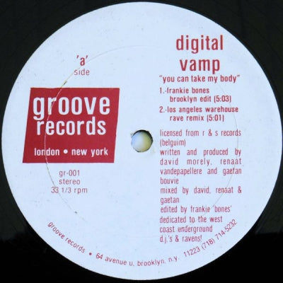 DIGITAL VAMP - You Can Take My Body