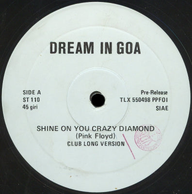 DREAM IN GOA - Shine On You Crazy Diamond / Chapora (Do It Yourself)