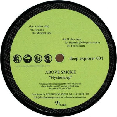 ABOVE SMOKE - Hysteria ep