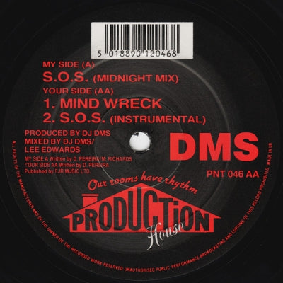 DMS FEATURING MC BONEMAN X - S.O.S. / Mind Wreck