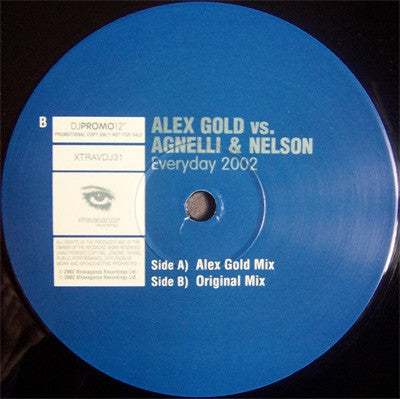 ALEX GOLD VS. AGNELLI & NELSON - Everyday 2002 (Alex Gold Remix)