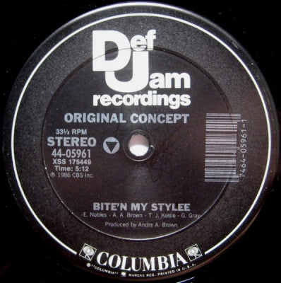 ORIGINAL CONCEPT - Pump That Base/Live (Get A Little Stupid...HO!) / Bite'n My Stylee