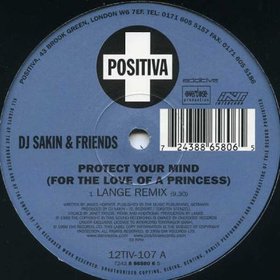 DJ SAKIN & FRIENDS - Protect Your Mind (For The Love Of A Princess)