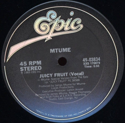 MTUME - Juicy Fruit / Prime Time / You, Me & He