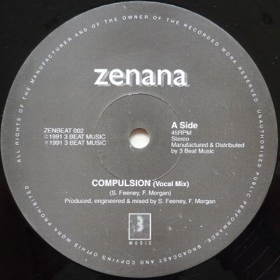 ZENANA - Compulsion / Razor Happy