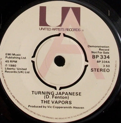THE VAPORS - Turning Japanese