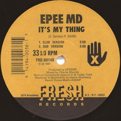 EPMD - It's My Thing / You're A Customer