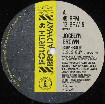 JOCELYN BROWN - Somebody Else's Guy