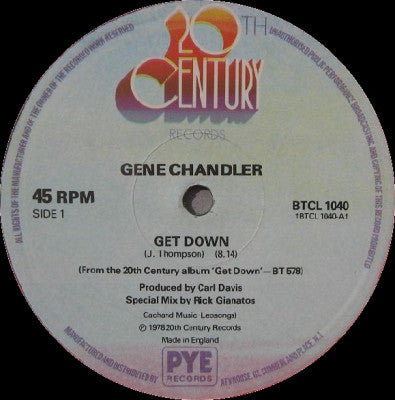 GENE CHANDLER - Get Down