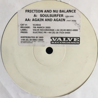 FRICTION AND NU BALANCE - Soulsurfer / Again And Again