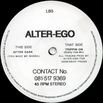 ALTER-EGO - Trippin On / After Dark