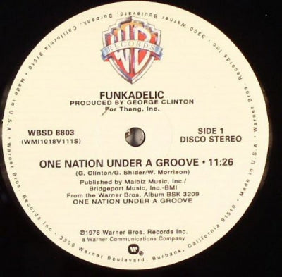 FUNKADELIC - One Nation Under A Groove