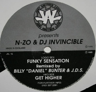 N-ZO & DJ INVINCIBLE - Funky Sensation (Billy "Daniel" Bunter & J.D.S. Remix) / Get Higher