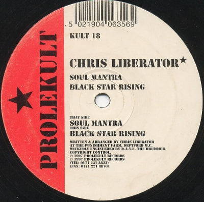 CHRIS LIBERATOR - Soul Mantra / Black Star Rising