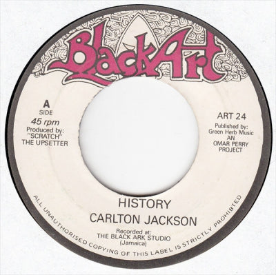 CARLTON JACKSON - History