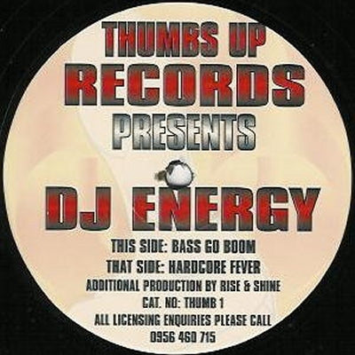 DJ ENERGY - Volume 1 (Hardcore Fever / Bass Go Boom)