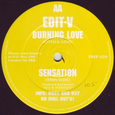 EDIT - V - Burning Love / Sensation