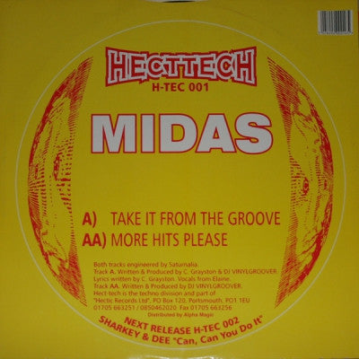 MIDAS - Take It From The Groove / More Hits Please