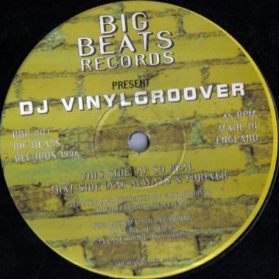 DJ VINYLGROOVER - So Real / Always & Forever